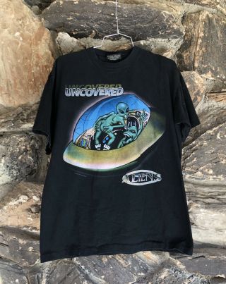 Vintage 90s Alien Workshop Uncovered Aliens T Shirt X Files Area 51 parody 2