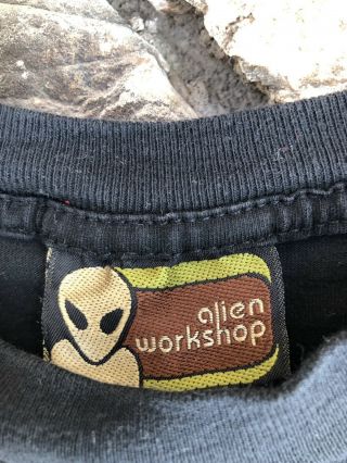 Vintage 90s Alien Workshop Uncovered Aliens T Shirt X Files Area 51 parody 5