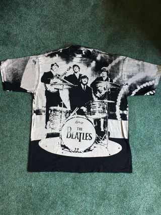Vintage 90’s The Beatles All Over Print Graphic Collectible T - Shirt Size Xl