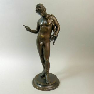 Victorian Antique Classical Bronze Grand Tour Figure C.  1850