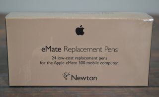 Vtg Apple Newton Emate Replacement Pens 24 Pack In Shrink Wrap 1997 Nos