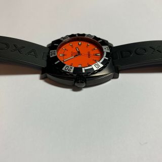 DOXA Orange Aquaman Dive Watch,  RARE men ' s diver watch w/ Box,  Tags 5