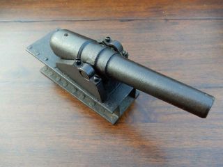 Fantastic Smaller Civil War Or Era Style Iron Signal Cannon Line Thrower