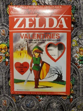 Legend Of Zelda Vintage Valentine 