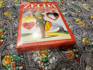 Legend of Zelda Vintage Valentine ' s Day Set 1989 And 3