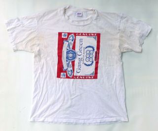 Gang Green - Shut Up And Drink Shirt 1980s Vintage Slapshot Jerrys Kids