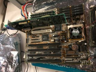 Gigabyte GA486AM/S vintage/ retro motherboard 486 586 PCI motherboard 512Kb L2 2