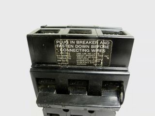 Vintage Challenger QFP24 3 Pole 150 Amp Circuit Breaker (A45) 2