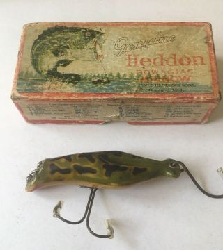 Vintage Frog Lure Heddon Luny Frog
