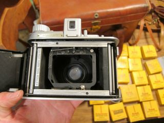 Vintage Kodak Medalist II Camera Supermatic Shutter Ektar 100mm f=3.  5 Lens 12