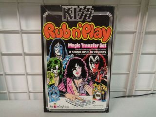 Vintage 1979 Colorforms Kiss Rub N Play Magic Transfer Set In Open Box