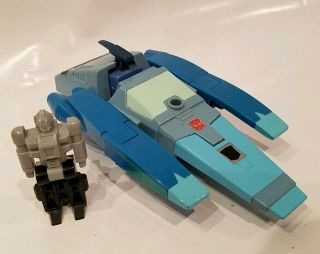Blurr W/ Haywire G1 Transformers Vintage 100 Complete 1987 Targetmaster