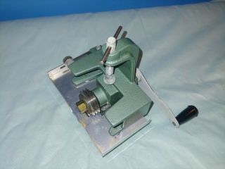 Vintage Harry M Fraser Cloth Cutting Machine Model 500 - 1 with extra blade 2
