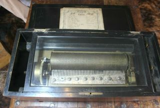 Antique 12 Tune Music Box 1880 