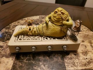Vintage 1983 Kenner Star Wars Jabba The Hutt Action Playset Complete Rotj