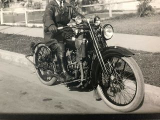 Vintage 1920s - 30s HARLEY DAVIDSON MOTORCYCLE 