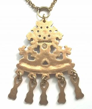 KALEVALA KORU KK Finland Vintage Bronze Necklace 