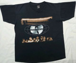 Wu - Tang Forever 1997 Vintage 90s Rap Tee Odb Rza Hip Hop Shirt Sz L Polygram