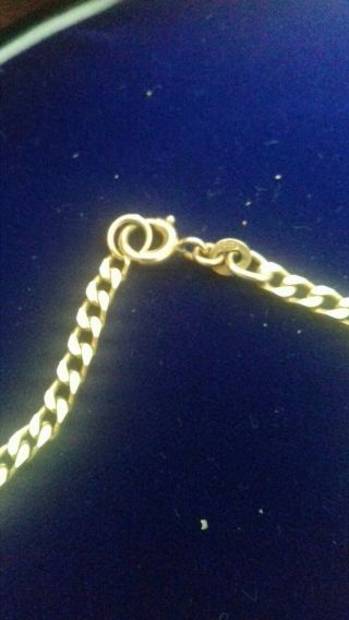 Vintage 9ct Solid Gold Necklace 10 grams 4