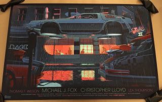 Back To The Future Ii 2 Movie Poster Art Print Laurent Durieux Mondo Marty Mcfly
