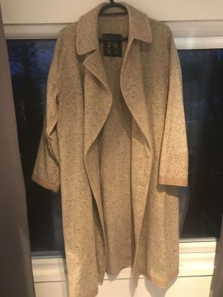 Burberry Pure 100 Wool Vintage Trench Coat Made For Harrods.