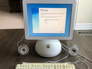 Vintage Apple iMac G4 15 - Inch 700 - MHz PowerPC,  256MB,  40GB All - in - One 2