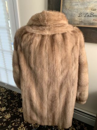 Vintage Mink Fur Coat Women’s Large Xl