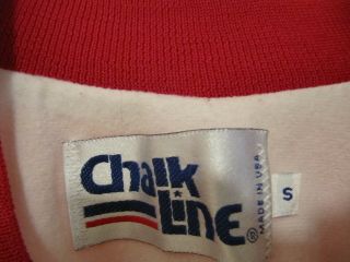 ChalkLine Vtg Satin NBA Chicago Bulls Michael Jordan Fanimation Jacket Sz Small 5