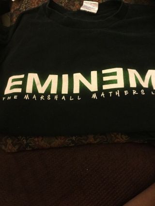 Vintage 2000 Eminem The Marshall Mathers Lp Remember Me? Graphic T - Shirt Size Xl