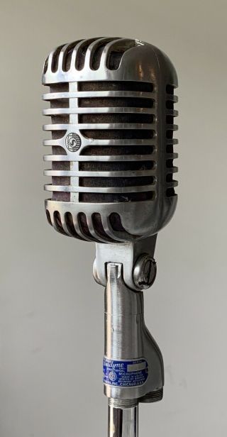 Shure 55s Unidyne Vintage Microphone 1950’s