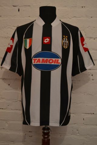 Vintage Juventus Home Football Shirt 2002/2003 Soccer Jersey Calcio Maglia Lotto