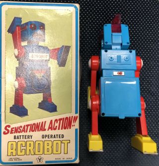 RARE VINTAGE ACROBOT ROBOT/YONEZAWA /JAPAN/MIB 2