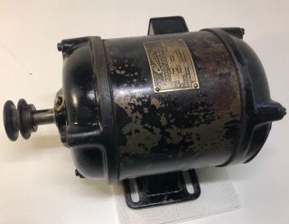 Vintage Century Electric Motor 1/2 Hp Heavy Cast Iron 1750 Rpm St.  Louis Mo Usa