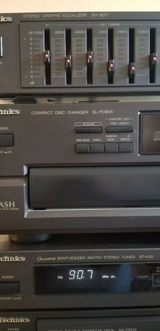 Technics SD - 62400 stereo system 1993 vintage receiver SU - G91, 2