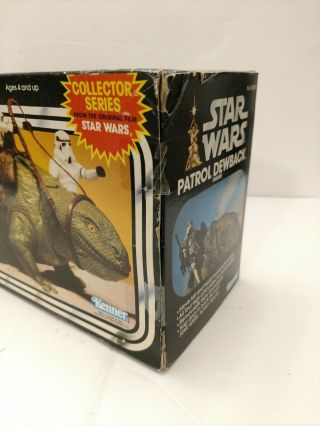 Vintage Star Wars Dewback with box,  inserts and custom acrylic case 11