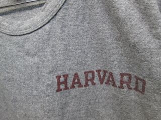 Vtg 1950 ' s - 1960 ' s Harvard t - shirt Champion USA made heather grey EUC sz XL RARE 3