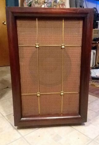 Vintage Electro - Voice Aristocrat 1 Speaker And Cabinet.