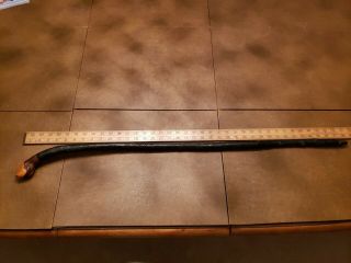 Antique 38 Inch Long Sturdy Irish Blackthorn Shillelagh Walking Stick Cane