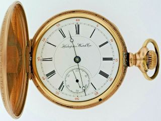 Vintage Hampden Watch Co.  Dueber Pocket Watch - Running Well