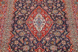 Hand - Knotted Geometric Floral 8 x 11 Wool Traditional Oriental Area Rug Carpet 4