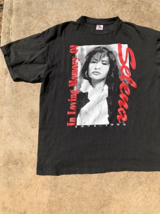 Vintage Selena Quintanilla Memorial Rip T Shirt 90s Rap T Shirt Rip Selena Xl
