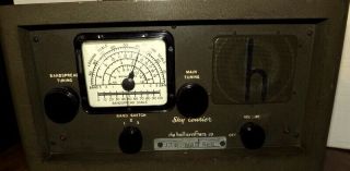 Hallicrafters Sky Courier Re - 1 3 Band Vintage Radio Rare 1940 