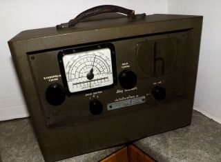 Hallicrafters Sky Courier RE - 1 3 Band Vintage Radio Rare 1940 ' s WW2 Morale Radio 3