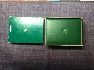 Vintage Rolex 70’s Usa Bufkor Green Box ; Watch Case For All Women’s Watches B - 5