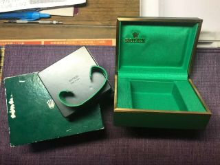 Vintage Rolex 70’s USA BUFKOR Green Box ; Watch Case for all Women’s watches B - 5 5