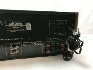 Pioneer SX - 980 Vintage Receiver - Parts - NO POWER 10