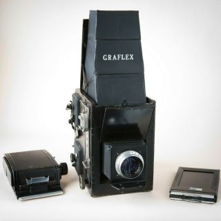 Film Vintage Graflex R.  B.  Series B 3.  25 X 2.  25 Camera W /kodak Ektar Lens