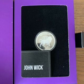 Rare John Wick 1 Oz Silver Proof Continental Coin - Only 100 Made