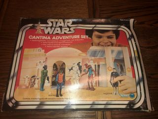Vtg 70s 80s Star Wars Cantina Set W Characters And Weapons