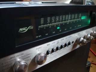 VINTAGE MCINTOSH MAC1700 RECEIVER WITH TUBES AND TRANSISTORS 5
